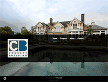 Tablet Screenshot of conceptbuildinginc.com